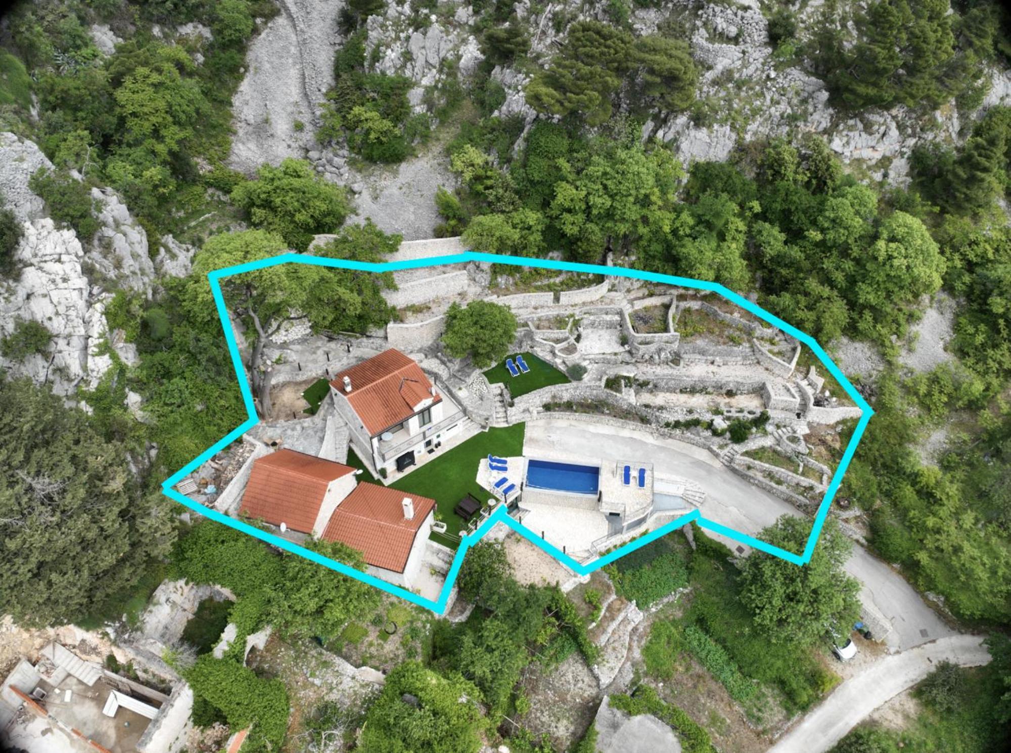 Stonehouse Residence In Makarska With Heated Pool ภายนอก รูปภาพ